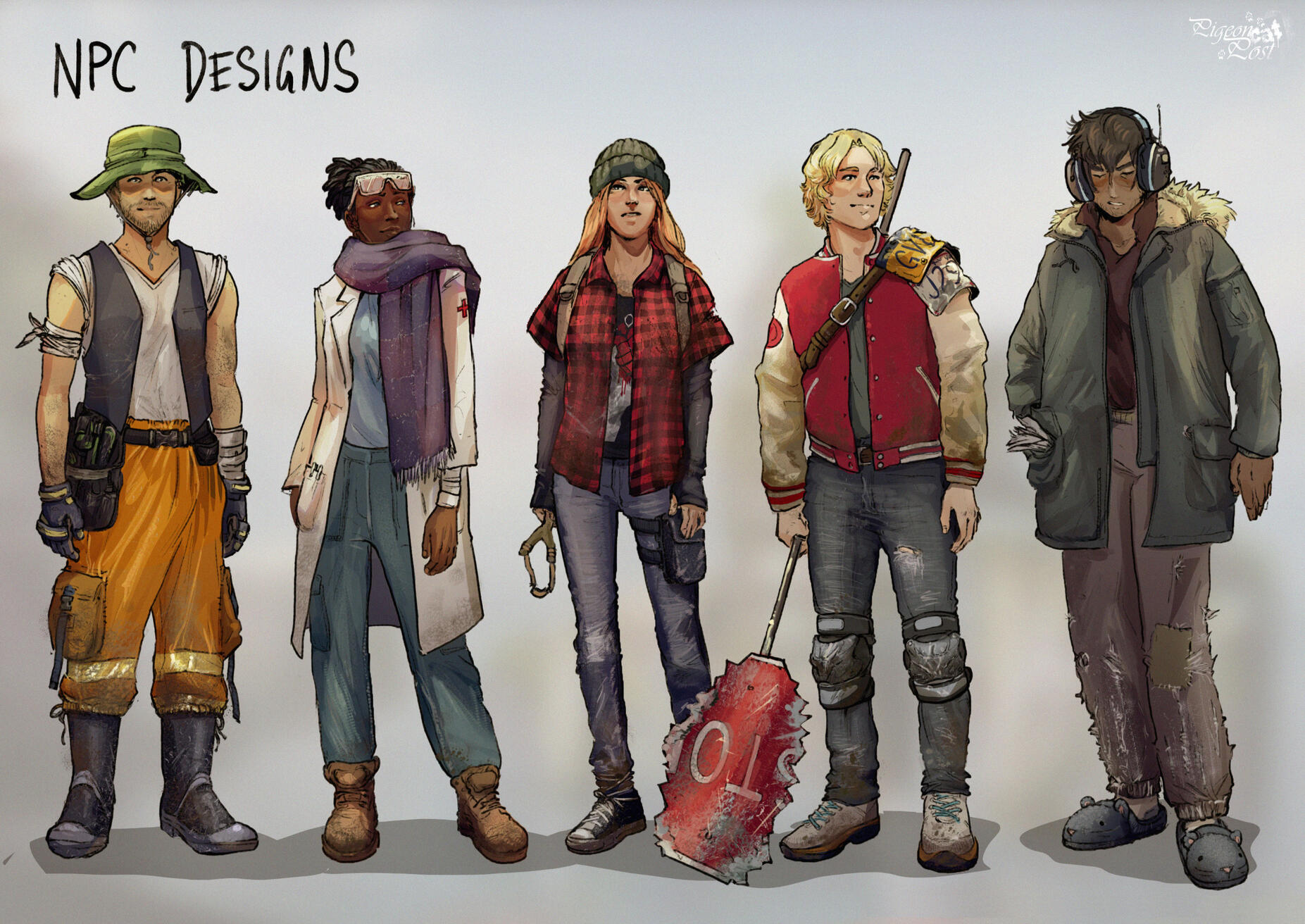 The denizens of a flooded New York.